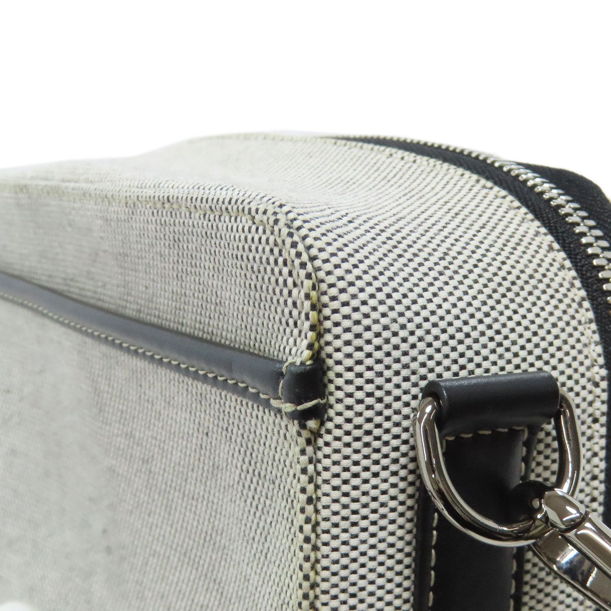 BURBERRY バーバリー ロゴ ショルダーバッグ キャンバス レディース 中古