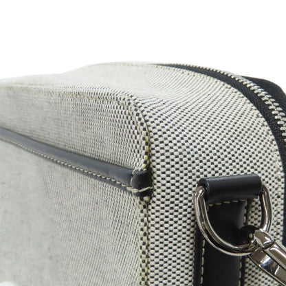 BURBERRY バーバリー ロゴ ショルダーバッグ キャンバス レディース 中古