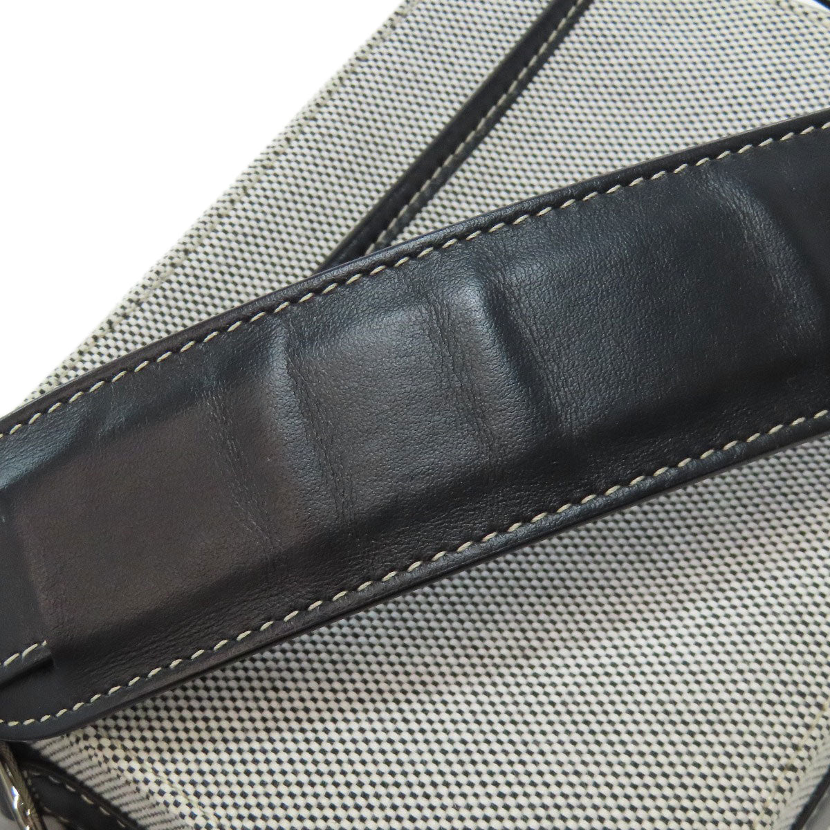 BURBERRY バーバリー ロゴ ショルダーバッグ キャンバス レディース 中古