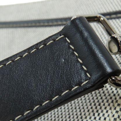 BURBERRY バーバリー ロゴ ショルダーバッグ キャンバス レディース 中古