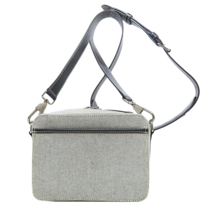 BURBERRY バーバリー ロゴ ショルダーバッグ キャンバス レディース 中古