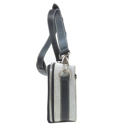BURBERRY バーバリー ロゴ ショルダーバッグ キャンバス レディース 中古