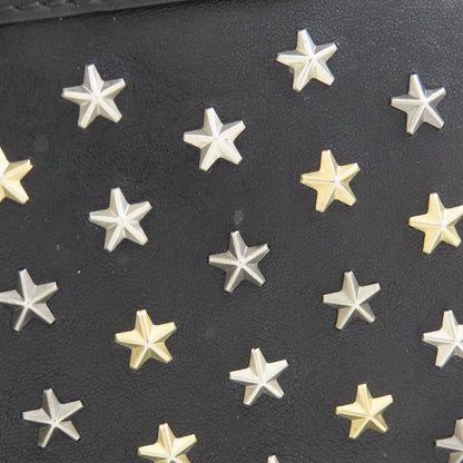 Jimmy Choo ジミーチュウ スターモチーフ スタッズ ショルダーバッグ レザー レディース 中古