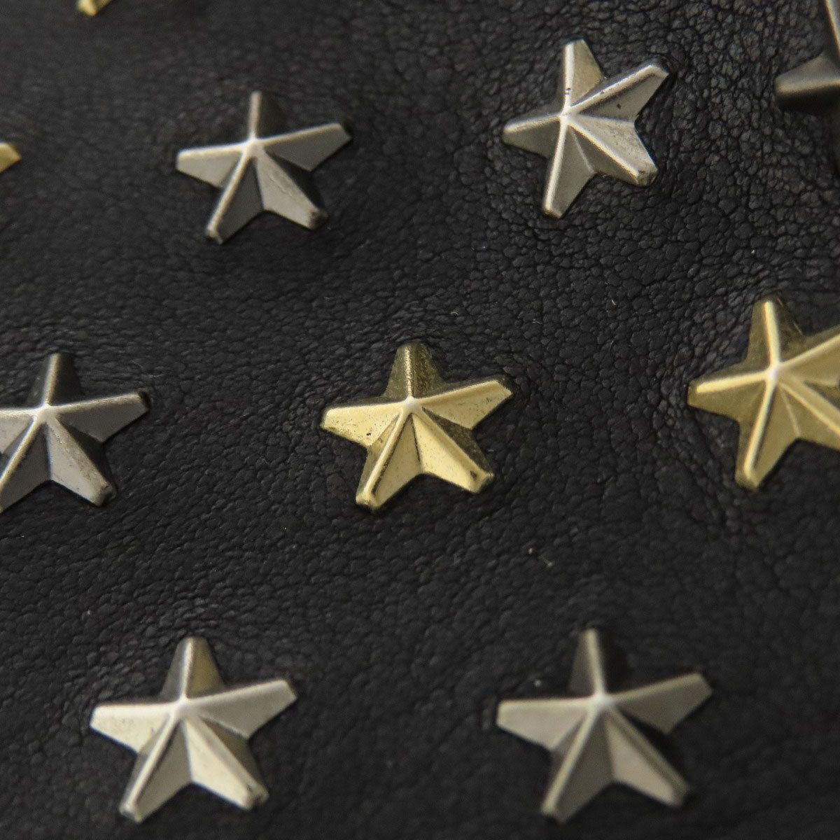 Jimmy Choo ジミーチュウ スターモチーフ スタッズ ショルダーバッグ レザー レディース 中古