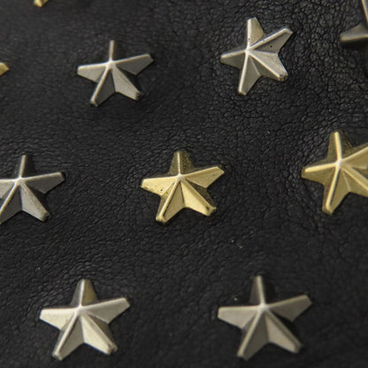 Jimmy Choo ジミーチュウ スターモチーフ スタッズ ショルダーバッグ レザー レディース 中古