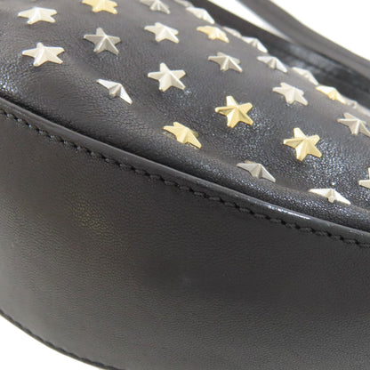 Jimmy Choo ジミーチュウ スターモチーフ スタッズ ショルダーバッグ レザー レディース 中古