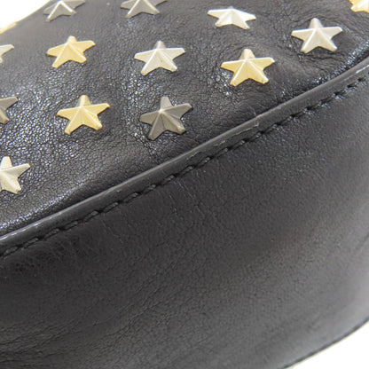 Jimmy Choo ジミーチュウ スターモチーフ スタッズ ショルダーバッグ レザー レディース 中古