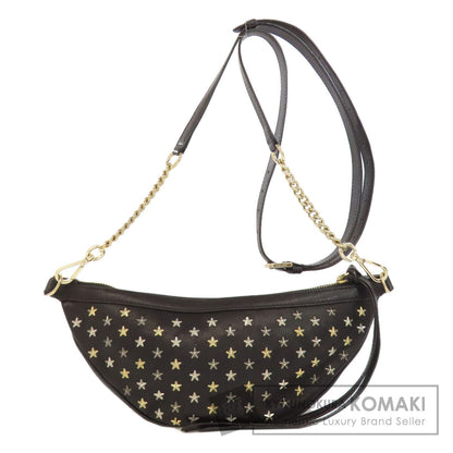 Jimmy Choo ジミーチュウ スターモチーフ スタッズ ショルダーバッグ レザー レディース 中古
