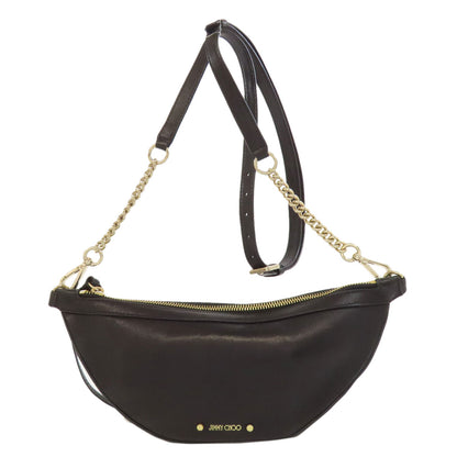 Jimmy Choo ジミーチュウ スターモチーフ スタッズ ショルダーバッグ レザー レディース 中古