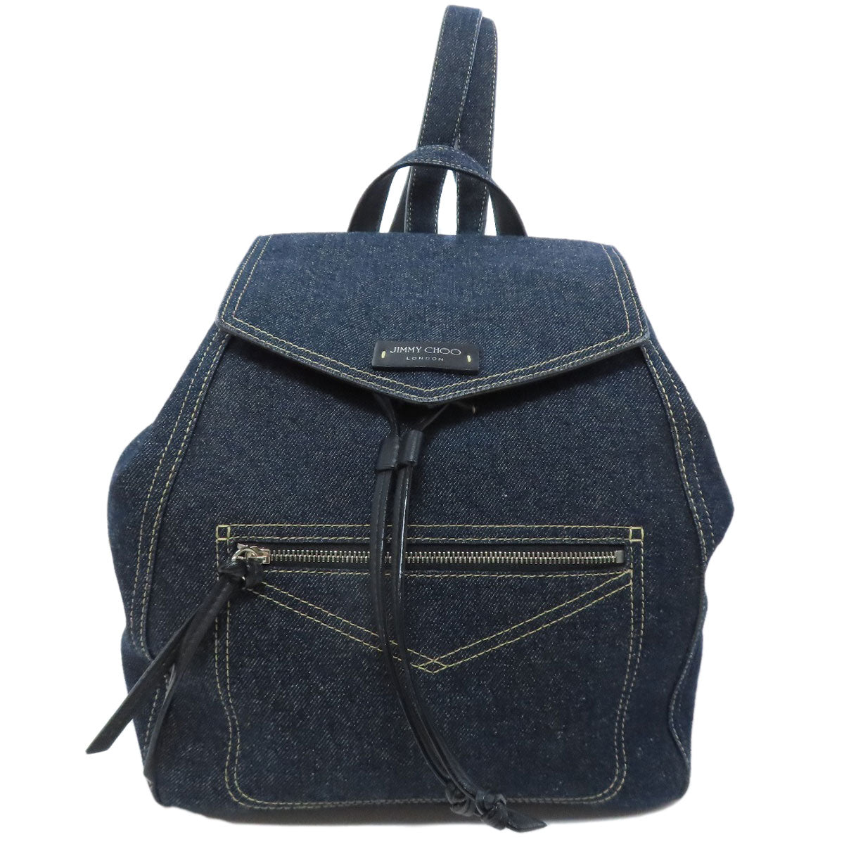 Jimmy Choo ジミーチュウ ロゴ ヒップバッグ・ウエストバッグ デニム レディース 中古