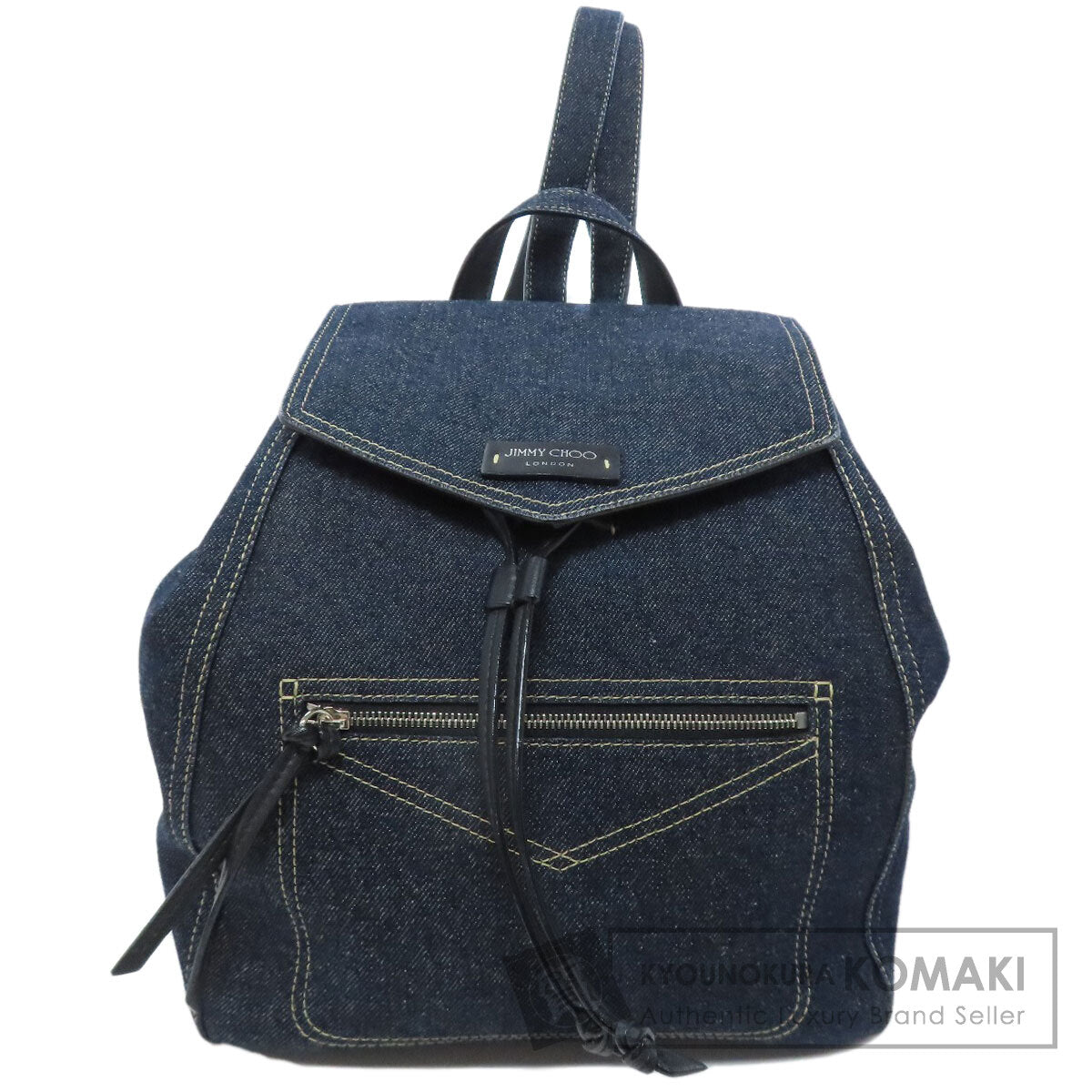 Jimmy Choo ジミーチュウ ロゴ ヒップバッグ・ウエストバッグ デニム レディース 中古