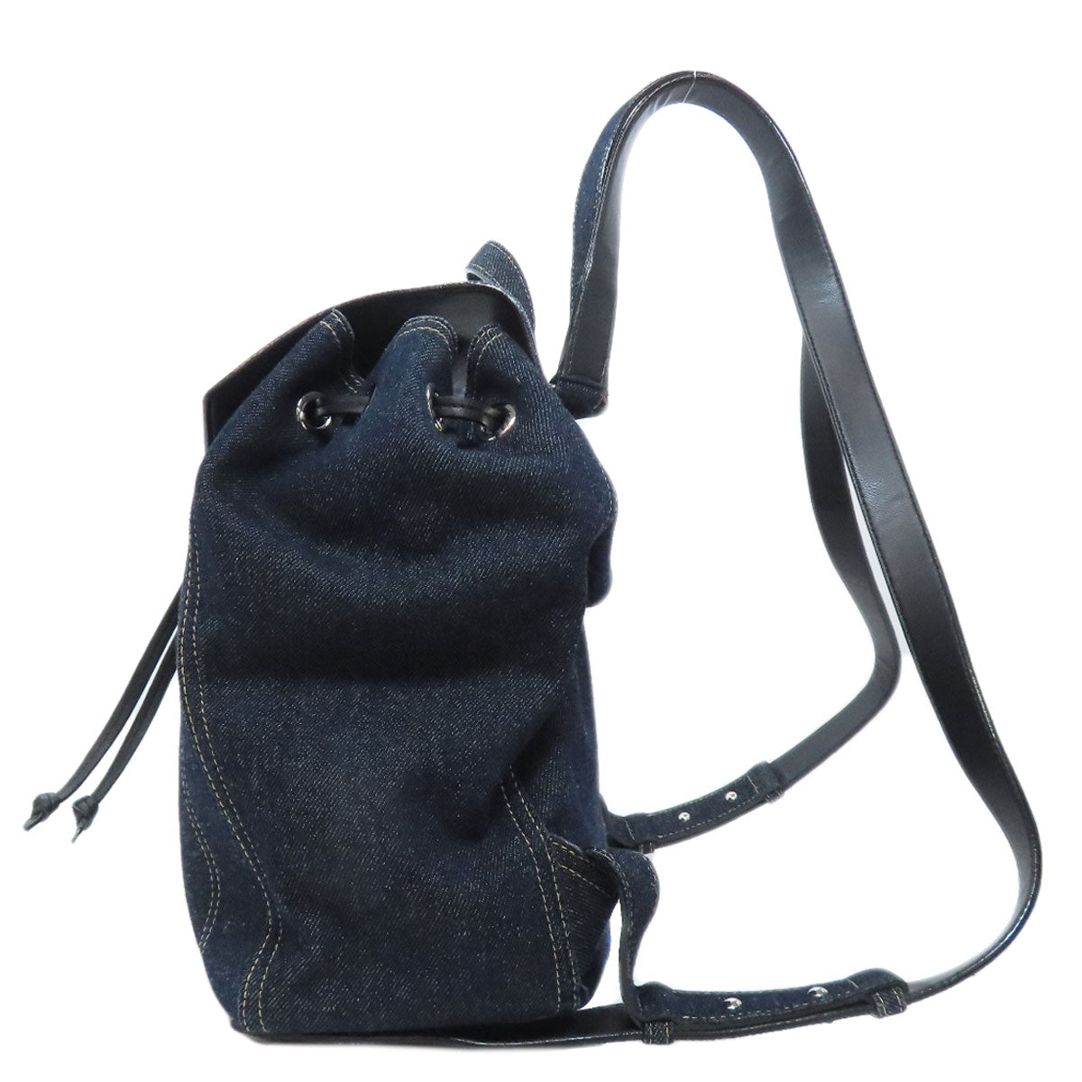 Jimmy Choo ジミーチュウ ロゴ ヒップバッグ・ウエストバッグ デニム レディース 中古