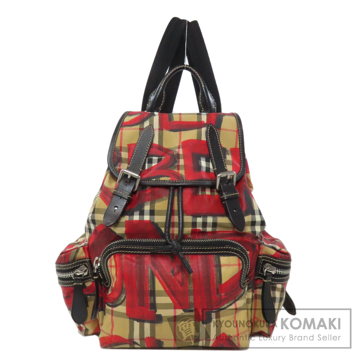 BURBERRY バーバリー グラフィティ リュック・デイパック ナイロン レディース 中古