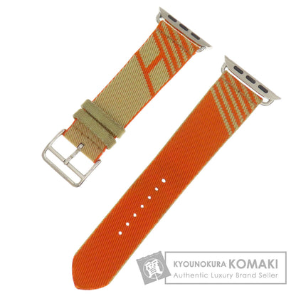 HERMES エルメス ベルトパーツ アップルウォッチ45mm 腕時計 ナイロン レディース 中古