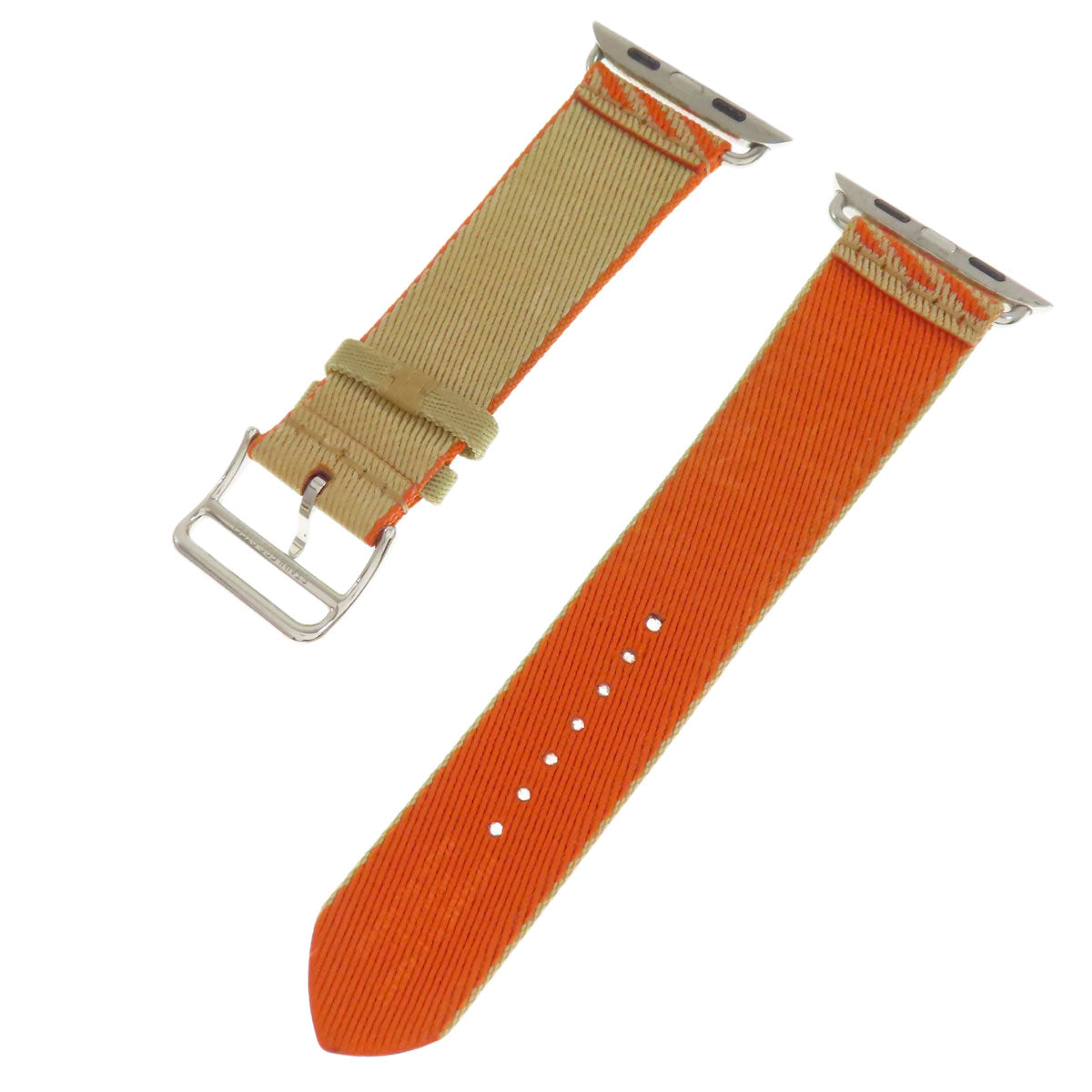 HERMES エルメス ベルトパーツ アップルウォッチ45mm 腕時計 ナイロン レディース 中古