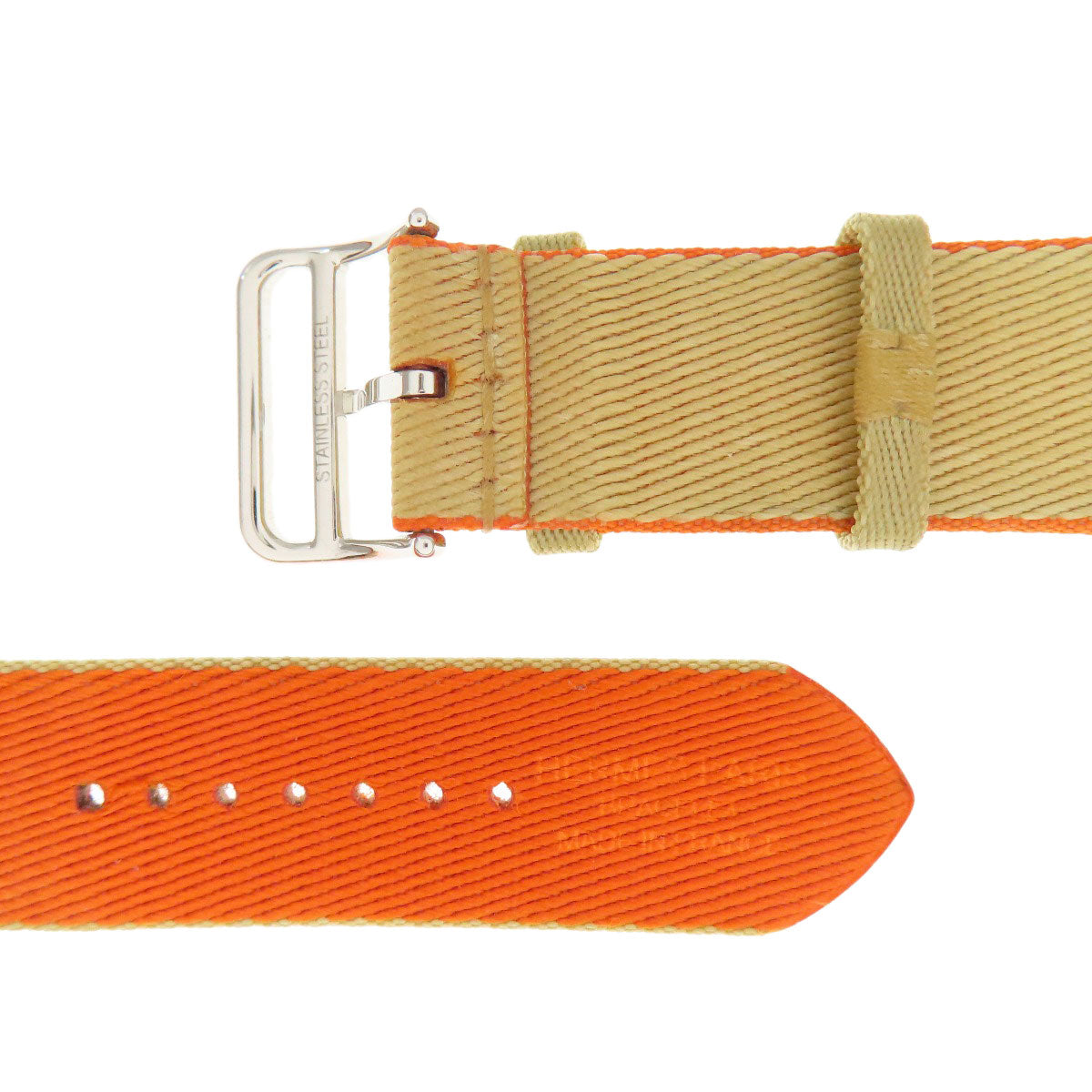 HERMES エルメス ベルトパーツ アップルウォッチ45mm 腕時計 ナイロン レディース 中古