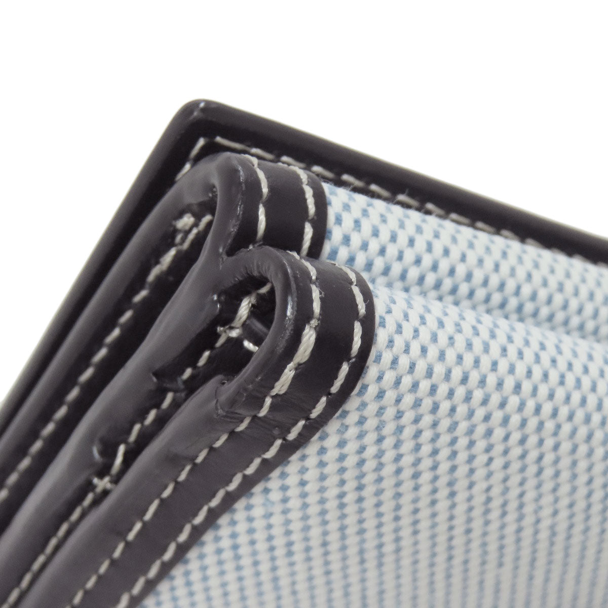 BURBERRY バーバリー ロゴ 二つ折り財布（小銭入れあり） キャンバス レディース 中古