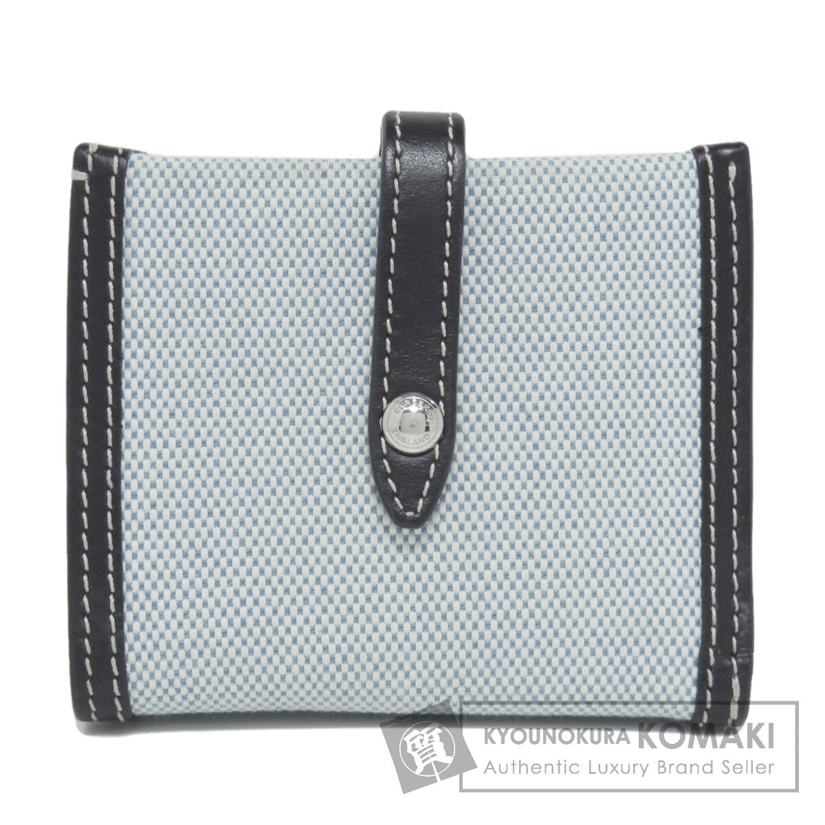 BURBERRY バーバリー ロゴ 二つ折り財布（小銭入れあり） キャンバス レディース 中古