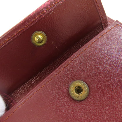 CARTIER カルティエ マストライン 二つ折り財布（小銭入れあり） レザー レディース 中古
