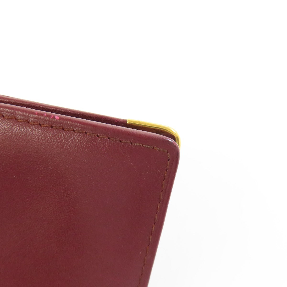 CARTIER カルティエ マストライン 二つ折り財布（小銭入れあり） レザー レディース 中古