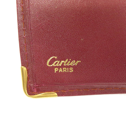 CARTIER カルティエ マストライン 二つ折り財布（小銭入れあり） レザー レディース 中古