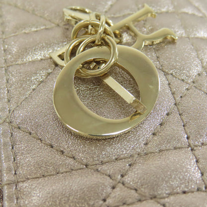 CHRISTIAN DIOR クリスチャンディオール レディディオール 二つ折り財布（小銭入れあり） レザー レディース 中古