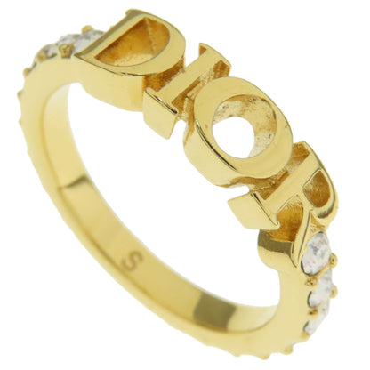 CHRISTIAN DIOR クリスチャンディオール ロゴ リング・指輪 金属製 レディース 中古