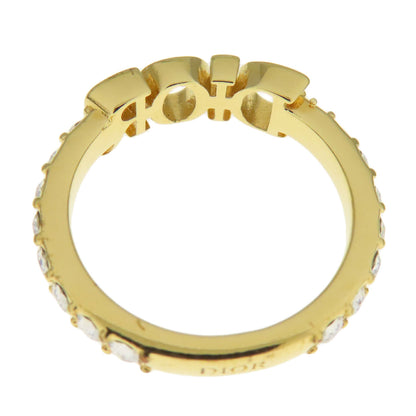 CHRISTIAN DIOR クリスチャンディオール ロゴ リング・指輪 金属製 レディース 中古