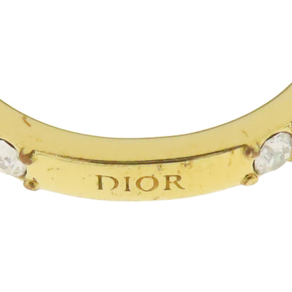 CHRISTIAN DIOR クリスチャンディオール ロゴ リング・指輪 金属製 レディース 中古