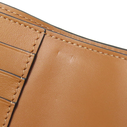 LOEWE ロエベ リピート バーティカル ウォレット スモール 二つ折り財布（小銭入れあり） カーフ レディース 中古