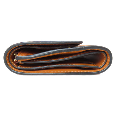 LOEWE ロエベ リピート バーティカル ウォレット スモール 二つ折り財布（小銭入れあり） カーフ レディース 中古