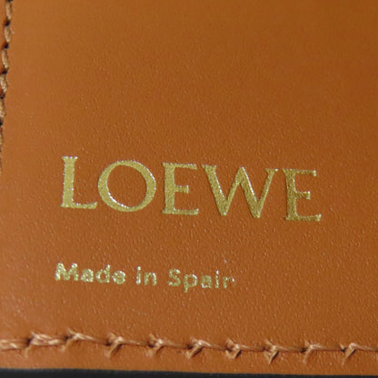 LOEWE ロエベ リピート バーティカル ウォレット スモール 二つ折り財布（小銭入れあり） カーフ レディース 中古