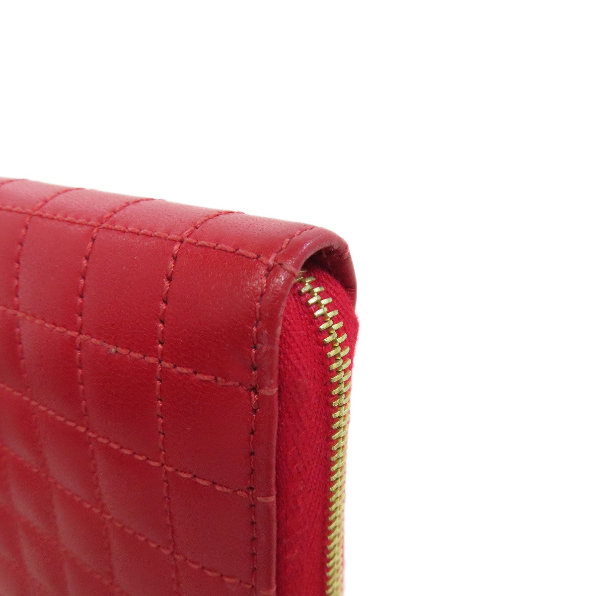 CELINE セリーヌ C金具 コインケース レザー レディース 中古