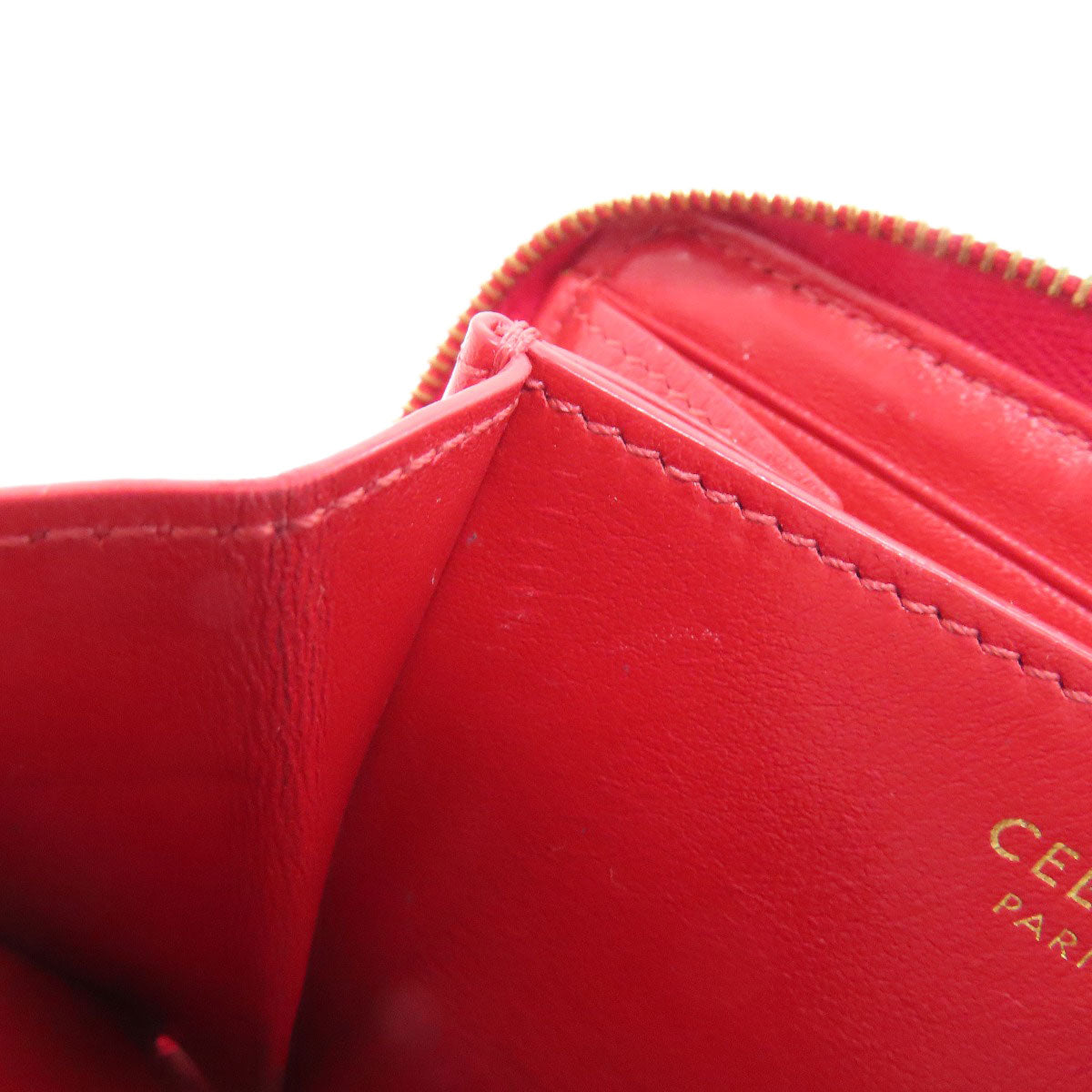 CELINE セリーヌ C金具 コインケース レザー レディース 中古
