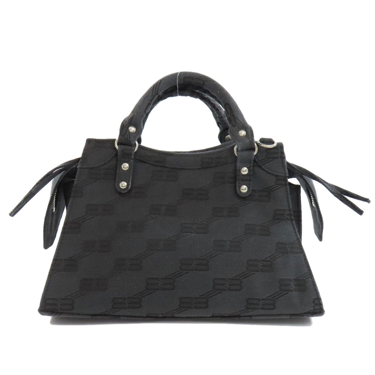 BALENCIAGA バレンシアガ 696495 ネオクラシックシティ XS 2WAY ハンドバッグ キャンバス レディース 中古