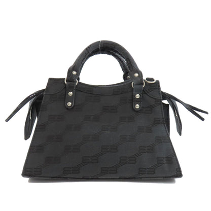 BALENCIAGA バレンシアガ 696495 ネオクラシックシティ XS 2WAY ハンドバッグ キャンバス レディース 中古