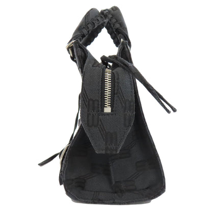 BALENCIAGA バレンシアガ 696495 ネオクラシックシティ XS 2WAY ハンドバッグ キャンバス レディース 中古