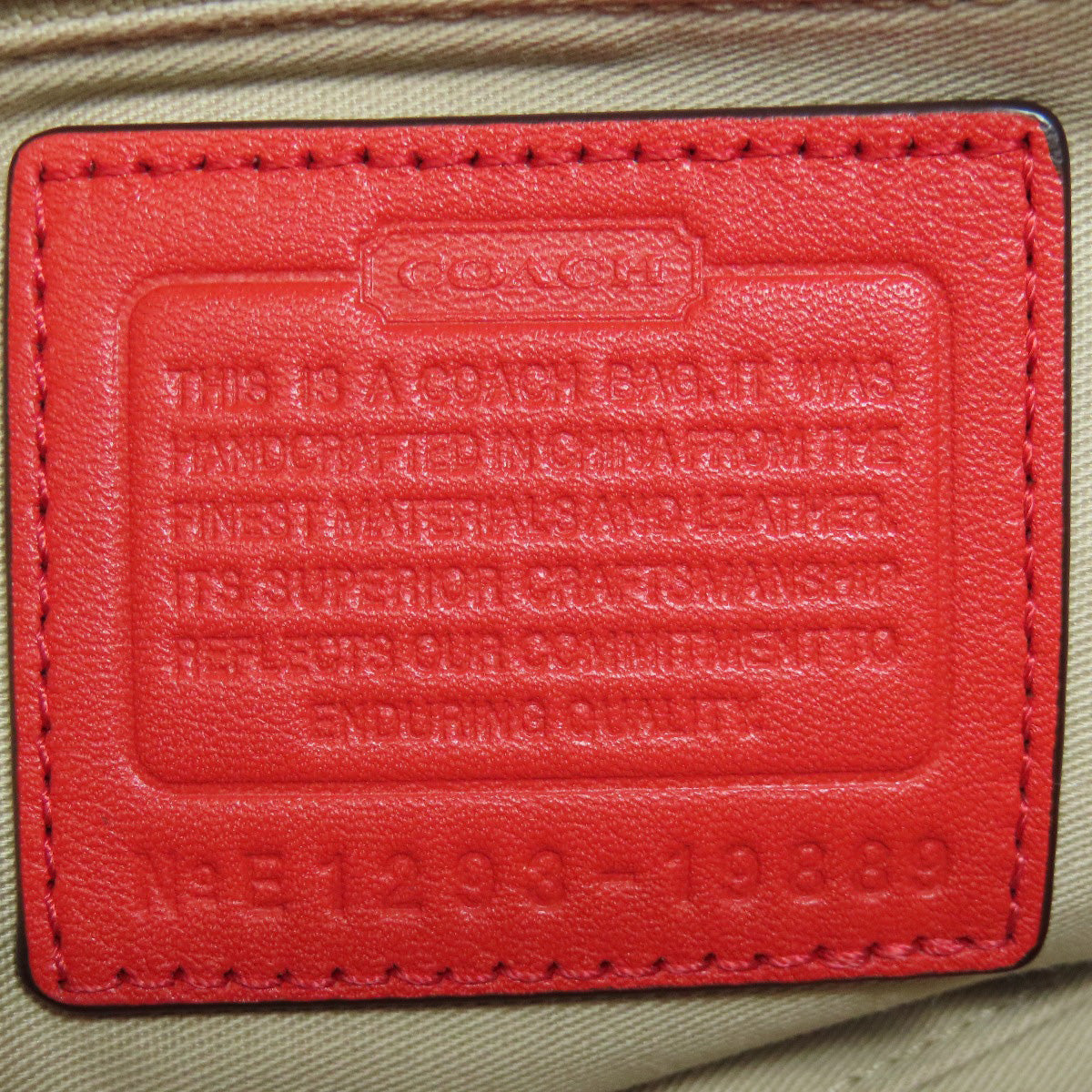 COACH コーチ 19889 レガシー ショルダーバッグ レザー レディース 中古