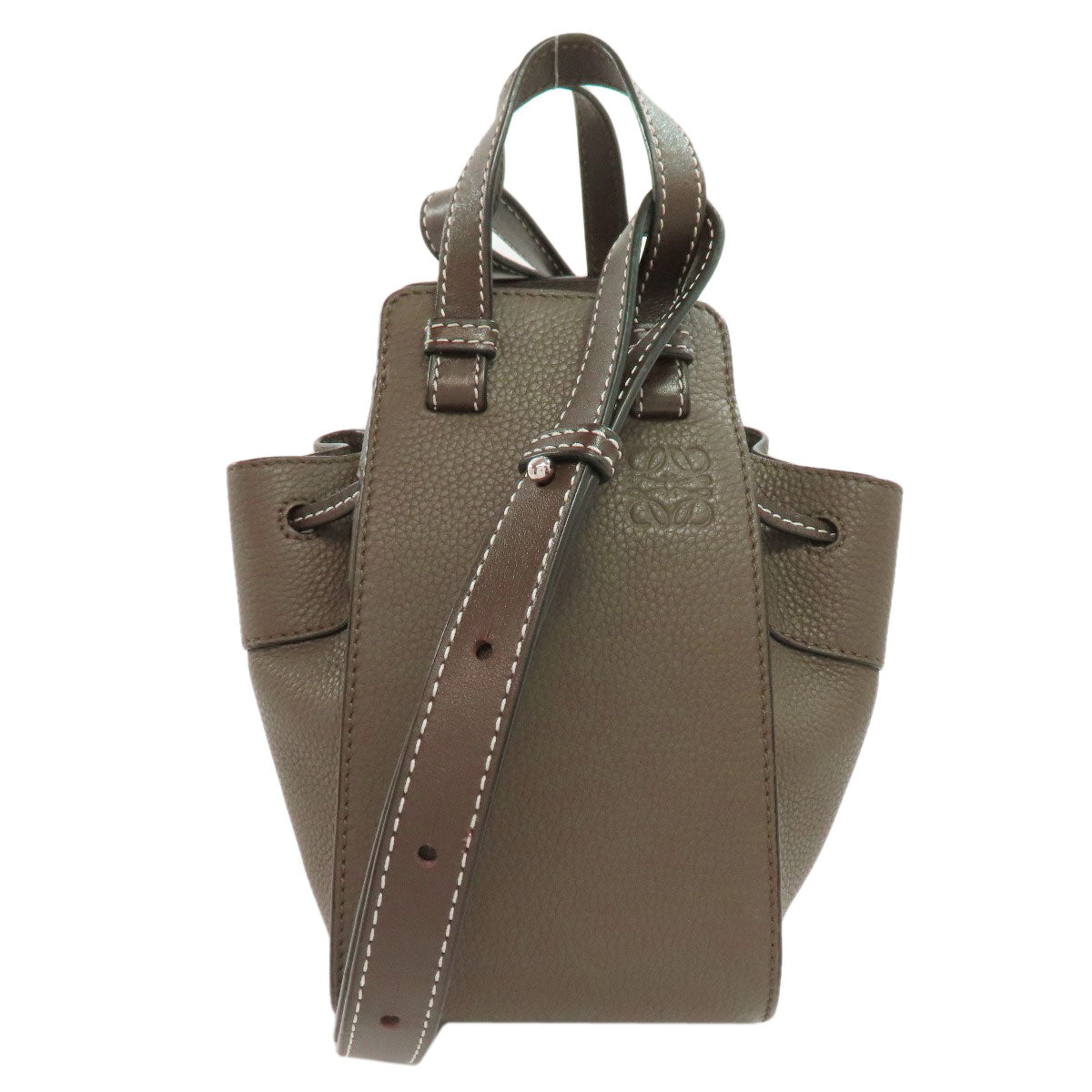 LOEWE ロエベ ハンモック ミニ 2WAY ハンドバッグ カーフ レディース 中古
