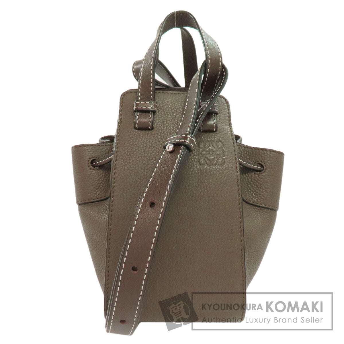 LOEWE ロエベ ハンモック ミニ 2WAY ハンドバッグ カーフ レディース 中古