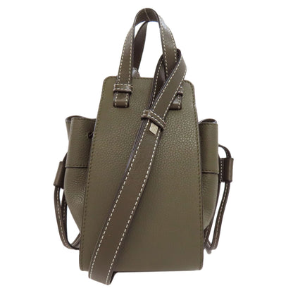 LOEWE ロエベ ハンモック ミニ 2WAY ハンドバッグ カーフ レディース 中古