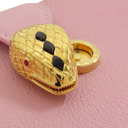 BVLGARI ブルガリ センペルティ エリプス スモール 2WAY ハンドバッグ レザー レディース 中古