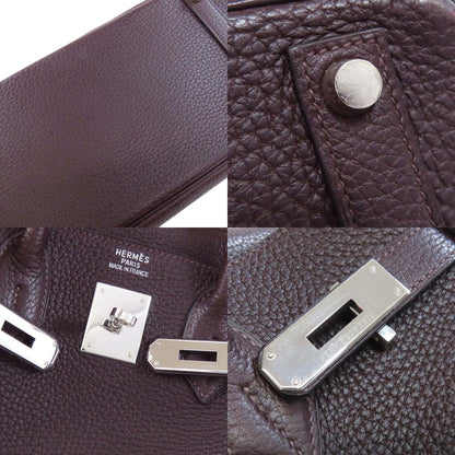 HERMES エルメス オータクロア32 シルバー金具 ハンドバッグ トリヨン レディース 中古