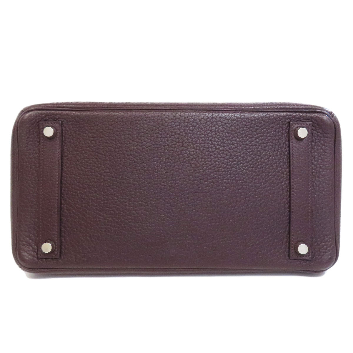 HERMES エルメス オータクロア32 シルバー金具 ハンドバッグ トリヨン レディース 中古