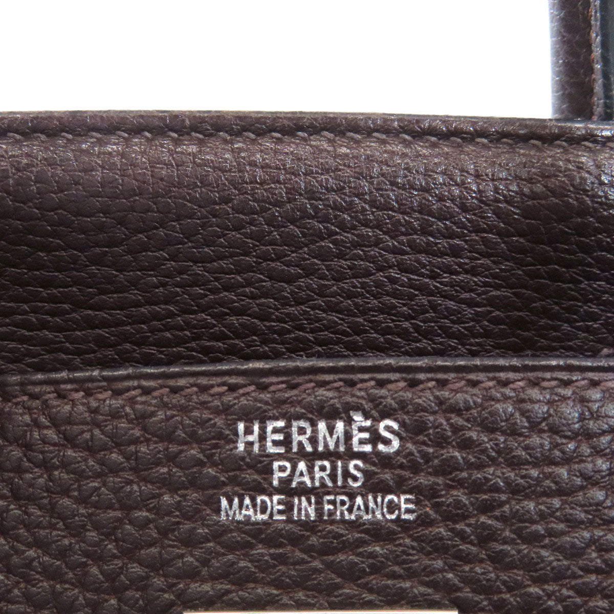 HERMES エルメス オータクロア32 シルバー金具 ハンドバッグ トリヨン レディース 中古