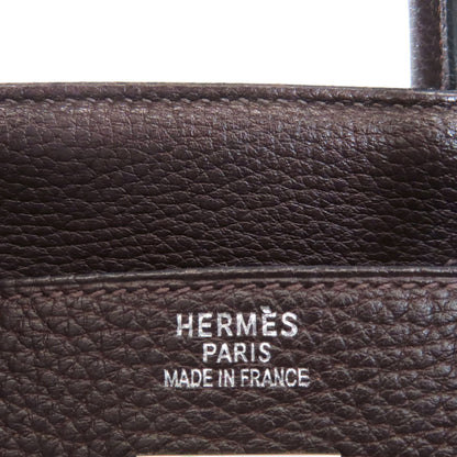HERMES エルメス オータクロア32 シルバー金具 ハンドバッグ トリヨン レディース 中古