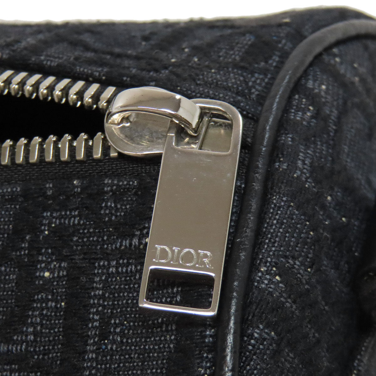 CHRISTIAN DIOR クリスチャンディオール オブリーク ショルダーバッグ キャンバス レディース 中古