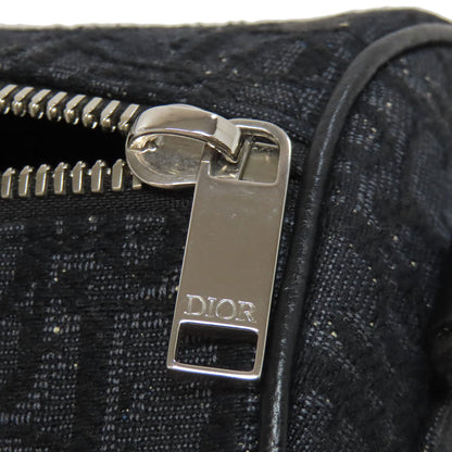 CHRISTIAN DIOR クリスチャンディオール オブリーク ショルダーバッグ キャンバス レディース 中古