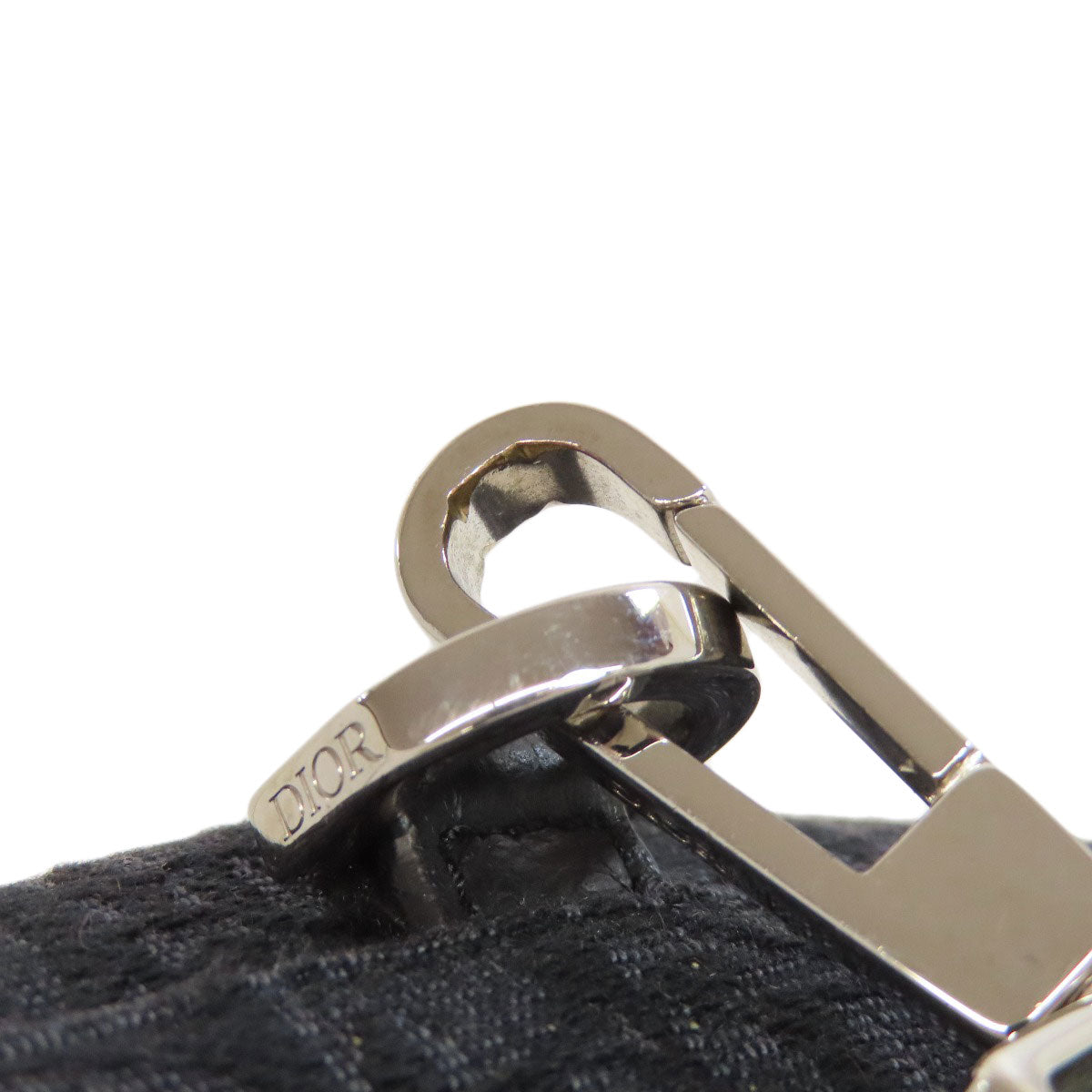 CHRISTIAN DIOR クリスチャンディオール オブリーク ショルダーバッグ キャンバス レディース 中古