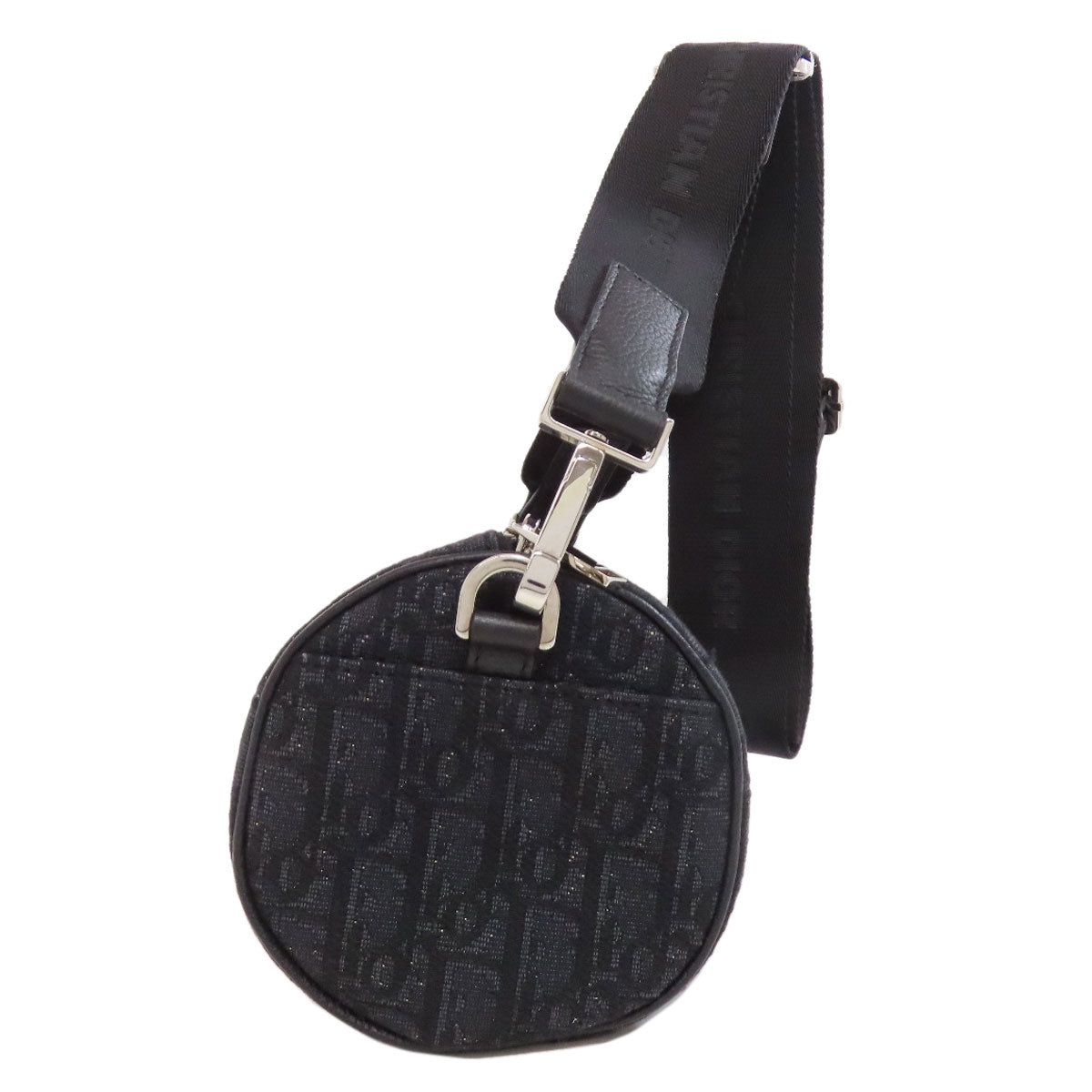 CHRISTIAN DIOR クリスチャンディオール オブリーク ショルダーバッグ キャンバス レディース 中古